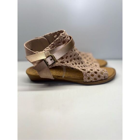 Blowfish Malibu Slingback Sandals Size 5 Big Girl Rose Gold - Picture 2 of 11